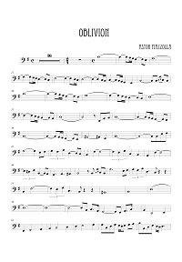 oblivion piazzolla piano sheet music